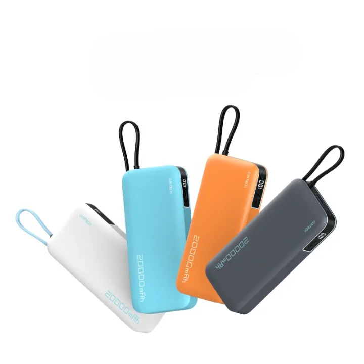 พาวเวอร์แบงค์ CUKTECH Aura PB200N 20000mAh ชาร์จเร็ว 55W มีสายในตัว