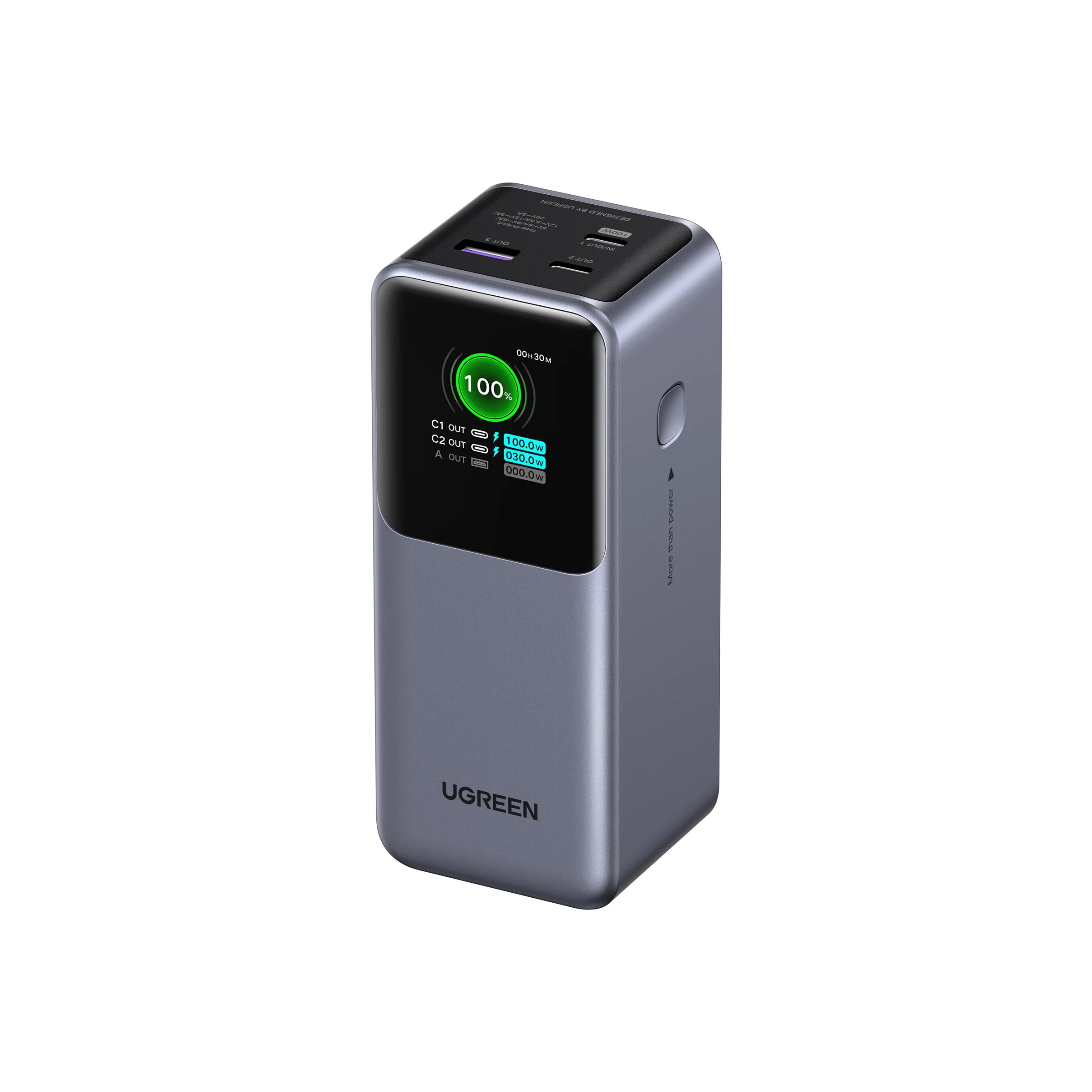 พาวเวอร์แบงค์ชาร์จโน้ตบุ๊ก UGREEN Nexode Power Bank 20000mAh 130W มี มอก.